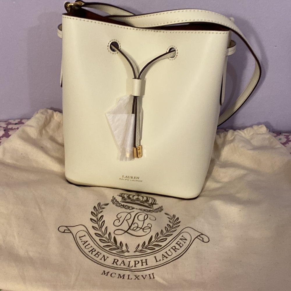 Lauren Ralph Lauren Mini Debby II Drawstring Bag NWOT